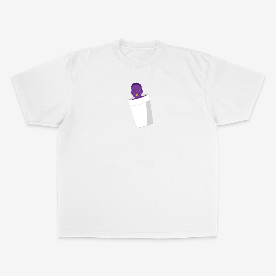 Purple Children Tee - White