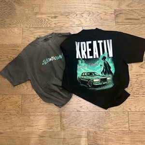 DREAM IN GREEN TEE - GREY